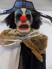 Halloween 3 Ft. Hanging Clown Reaper New With Tag