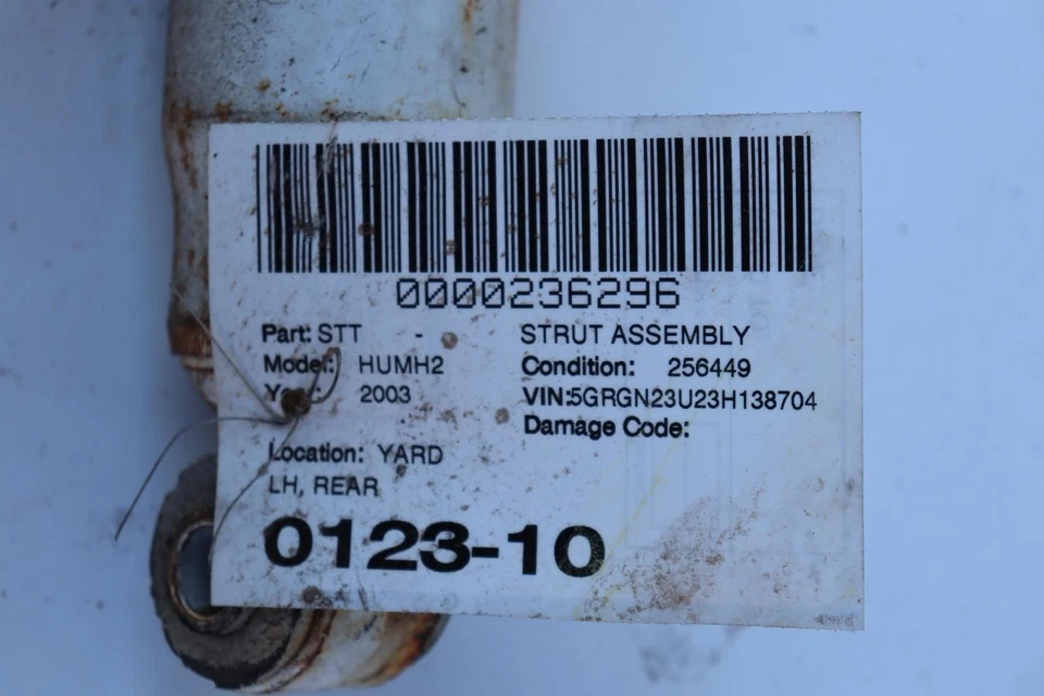 Amortiguador trasero izquierdo Hummer H2 2003 4x4 Rancho RS5000 mercado de accesorios Foto 3 de 3