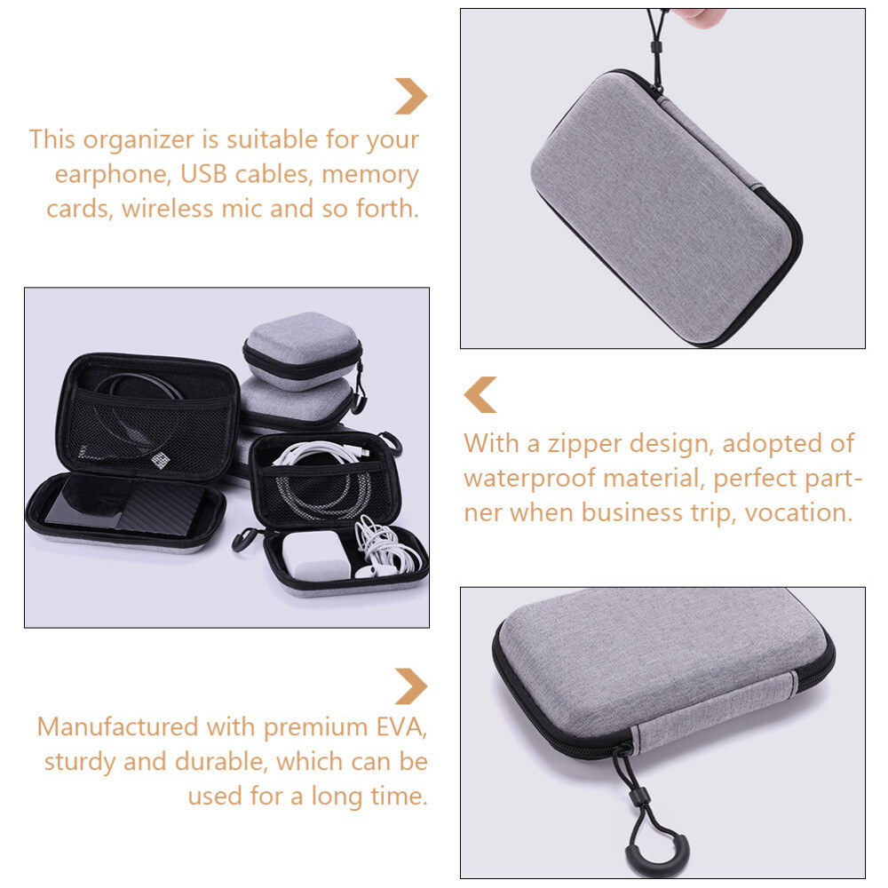 2pcs wireless mic case travel cable organizer cable organizer bag eBay