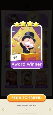 Monopoly Go Award Winner