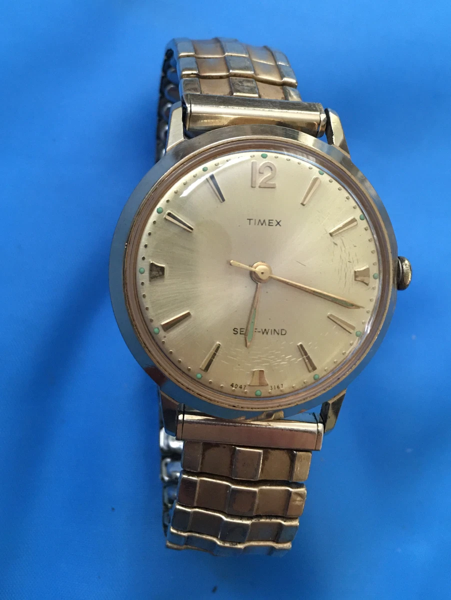 Vintage timex self winding clearance watch
