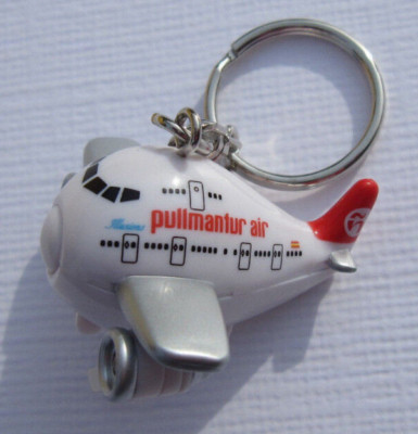 Pullmantur Air Wamos Flugzeug Jumbo Schlüsselanhänger Keychain NEU (A49v)