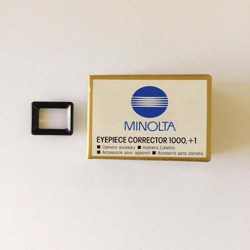 Minolta +1.0 Corrector de Oculares 1000 Dioptrías Lente para Instrucciones Serie α - Imagen 2 de 11