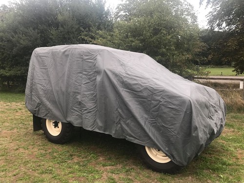 LAND ROVER SERIES 1-3 SWB, DEFENDER 90 TAILORED WATERPROOF CAR COVER - Picture 6 of 12