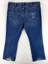 Old Navy 40x32 Bootcut Blue Jeans Classic Faded Denim Stone Wash