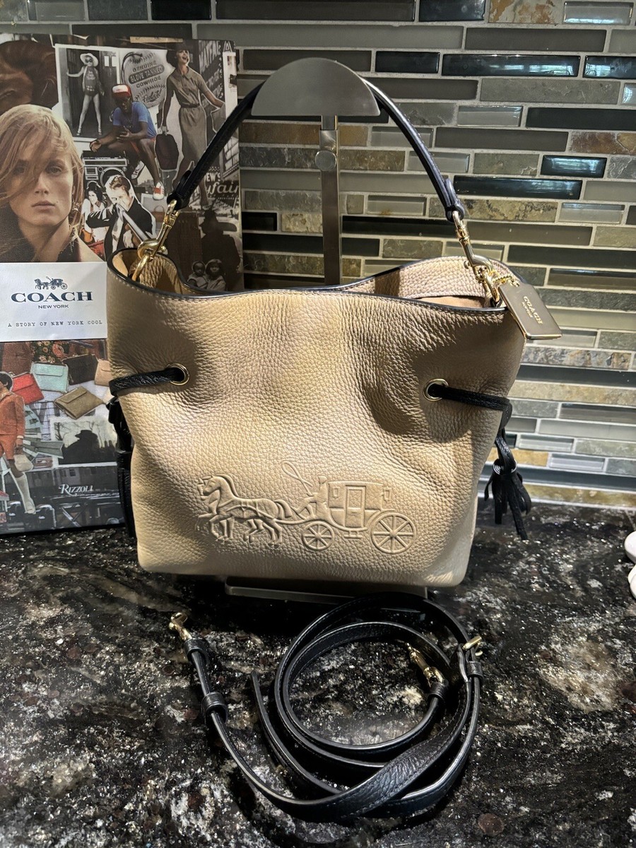 COACH / ハンドバッグ/--/CRM/CA164 COACH Andy Crossbody Horse & Carriage Color block Pebbled Leathe