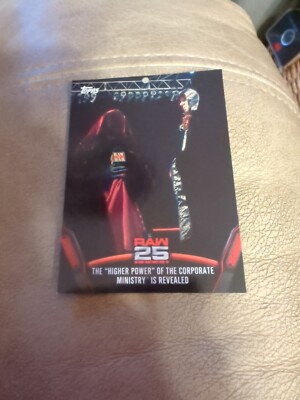 2018 Topps WWE RAW 25 The ''Higher Power'' of Corporate Ministry Revealed #RAW-13