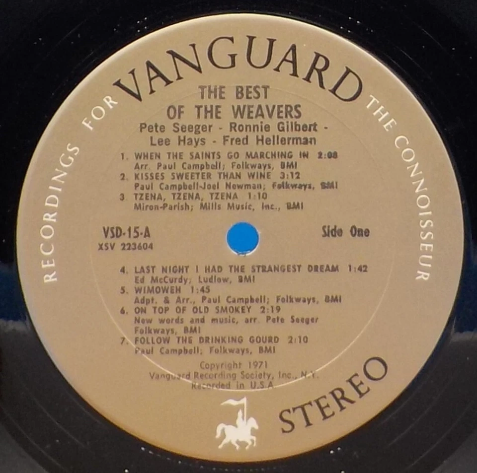 The Weavers (Pete Seeger, Ronnie Gilbert) 2xLP "Greatest Hits" NM /NM VG++ BX13 - Image 4 of 4