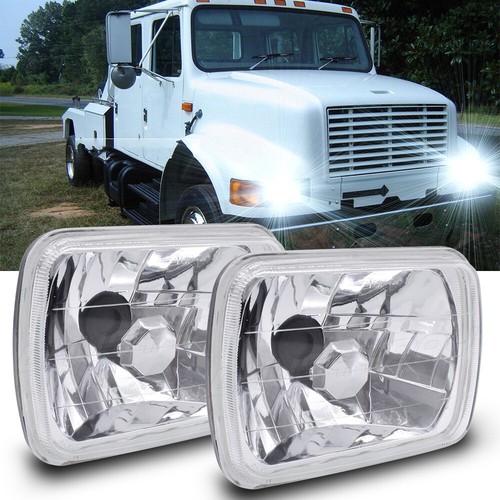 Pair 7x6" 5X7" LED Sealed Headlights Beam For INTERNATIONAL 4700 4900