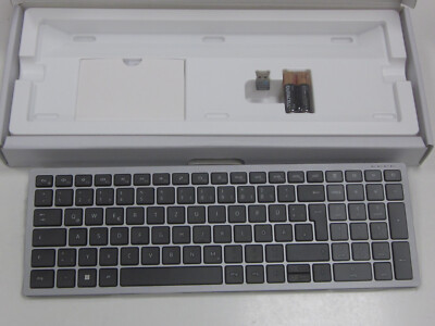 Dell Multi-Device Wireless Keyboard KB740 titangrau -  Deutsch (5397184718612)