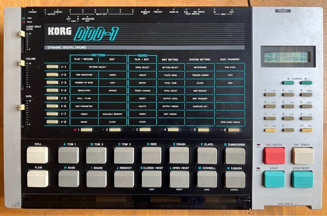 KORG DDD-1 Dynamic Digital Drums Vintage Drum Machine AC100V KORG DDD-1 Dynamic Digital Drums Vintage Drum Machine AC100V