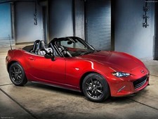 Cars mazda mx 5 spider convertible miata Desk Mat Stitched