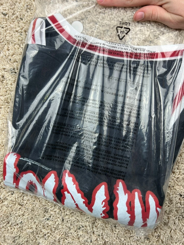 VTG NOS SLIPKNOT JERSEY XL DEADSTOCK 1999 MAGGOT CORPS MADE USA BLUE GRAPE - Image 4 of 4