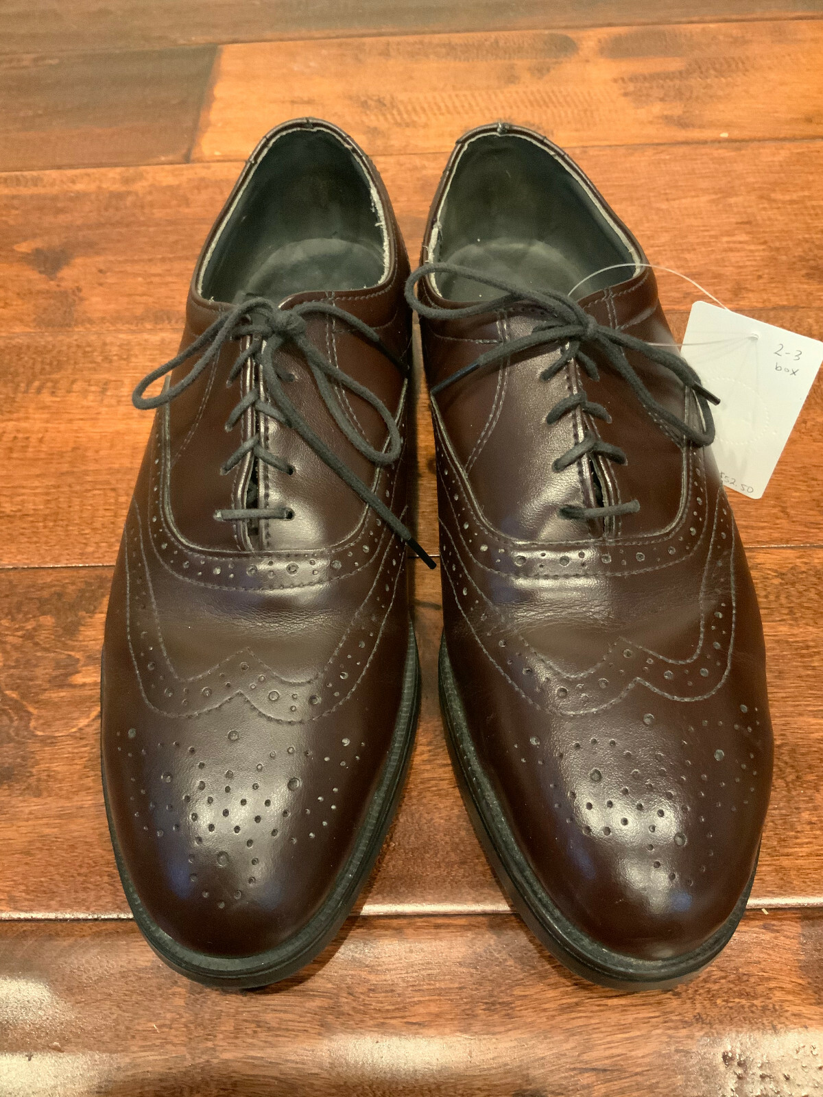 Brown Wingtip Dress Shoes, Size 8.5 | eBay