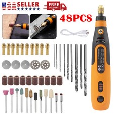 48PCS Abrasive Rotary Tool Accessories Grinding Sanding Cutting Polishing Set US