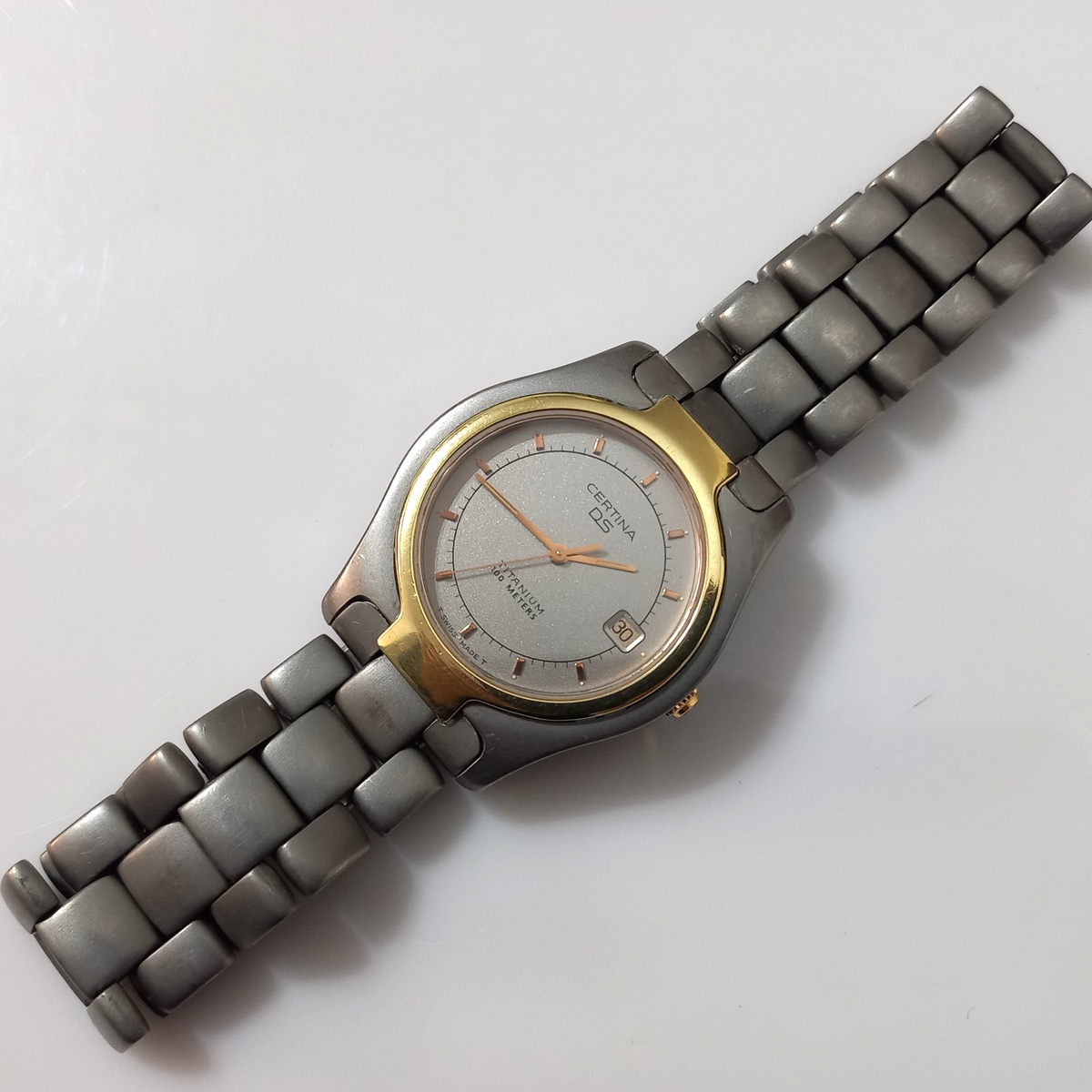 CERTINA DS QUARTZ MODEL EOL 113 7170 1 TITANIUM 100 METERS GENT'S