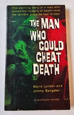 The Man Who Could Cheat Death by Lyndon & Sangster 1959 Avon Books Fine