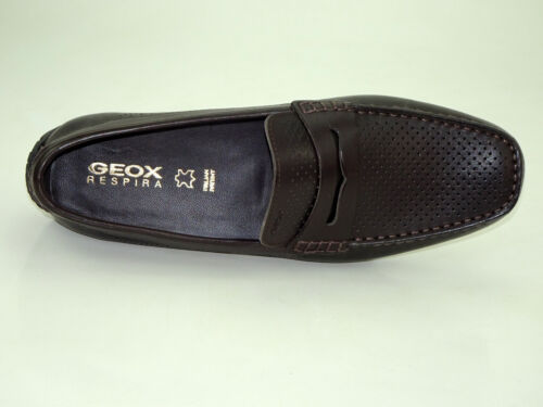 Geox U Moner A Mokassin Slipper Atmungsaktiv Ultra Leicht Loafer Herren Schuhe - Bild 7 von 15