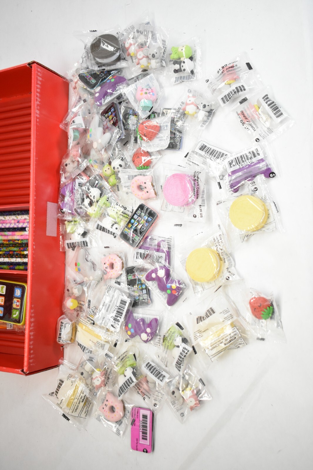 Scholastic Book Fair Knick Knack POS Add On Lot Eraser Pencils Sharpeners 93 pc eBay