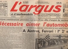 L'Argus de l'automobile et des locomotions n°1693 Tracteur Nuffield U60