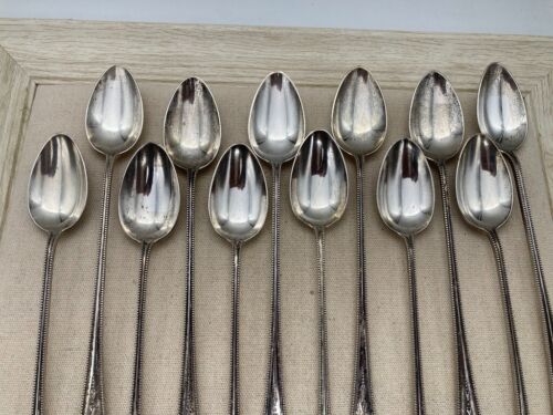 Sterling Silver ~ 12 ICE TEASPOONS ~ JM Van Kempen Dutch Tea Spoons - Picture 6 of 8