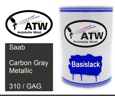Saab, Carbon Gray Metallic, 310 / GAG, 500ml Lackdose