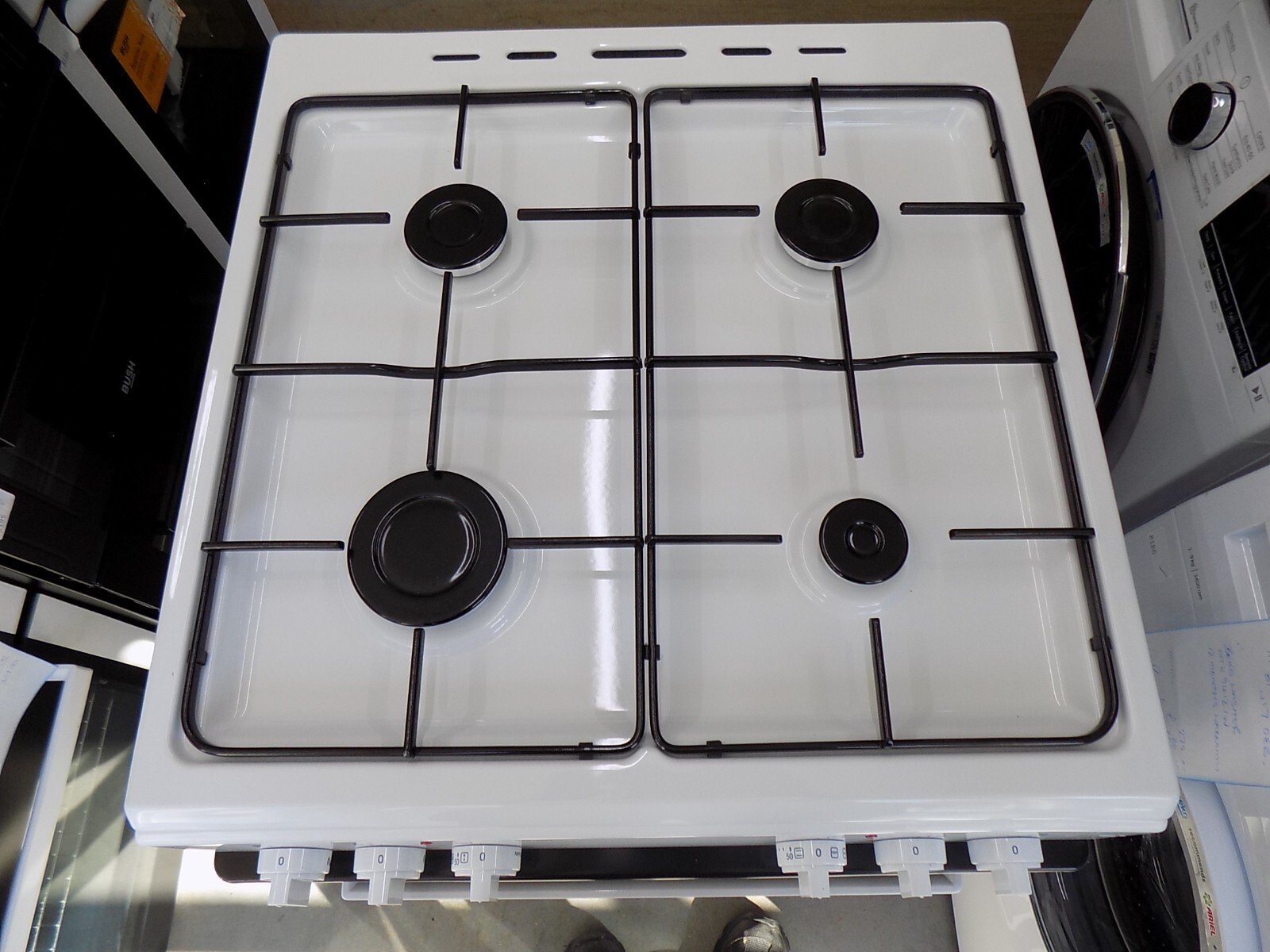 Bush CTFS60DFCW Dual Fuel Cooker 60cm White, A Rated, 1 Year Warranty (8012) eBay