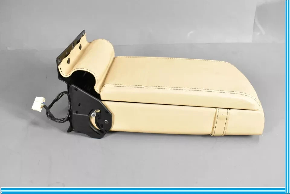 09-13 Maserati Quattroporte S M139 Rear Center Console Arm Rest Armrest Tan OEM
