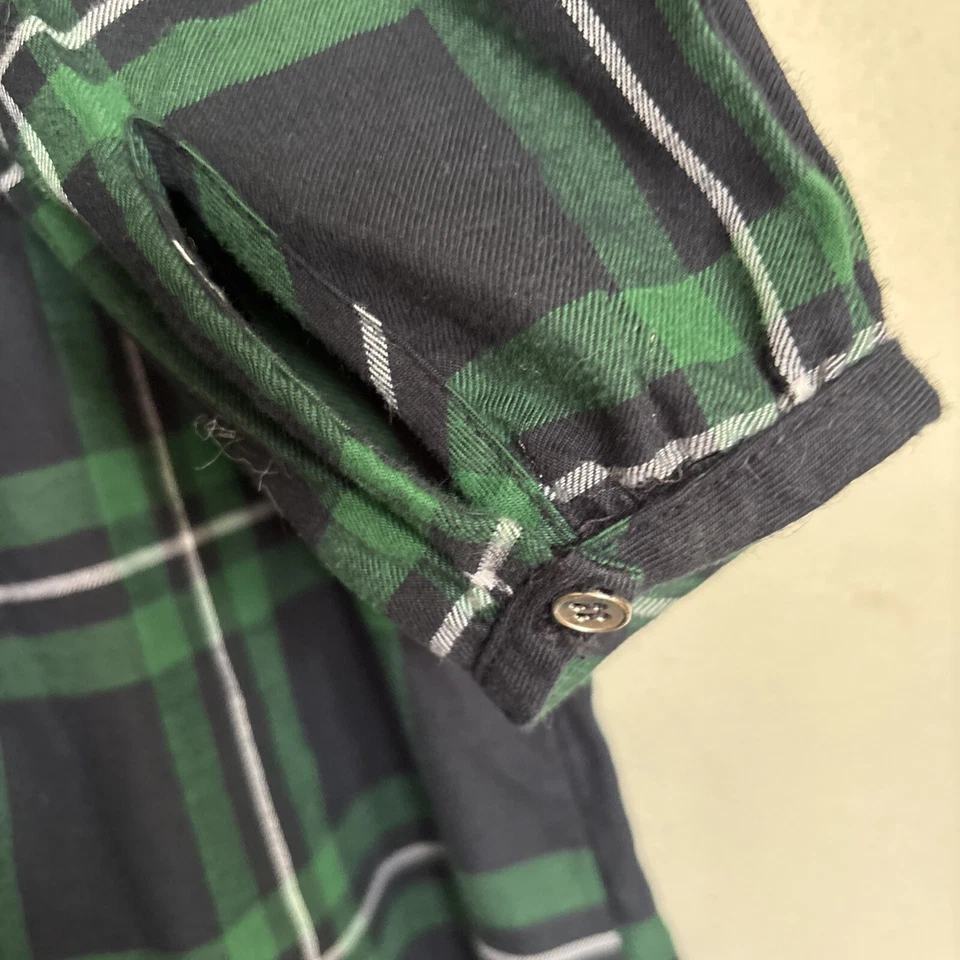 Vestido Mayoral Verde Azul Marino A Cuadros Niñas 16 Vacaciones Franela Volantes Manga Larga Foto 3 de 4