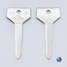 TR33 Key Blanks for Various Models & Products by Toyota and others (3 Keys)
