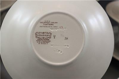 Wedgwood Wellesley 'Tintern' Set of 10 Tea Cups & Saucers Roses Wildflowers - Picture 7 of 12