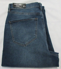Nicole Miller New York Women Heritage Nomad High-Rise Relaxed Straight Jeans 8