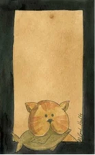 Kitty Treat Mini Note Pad-60 sheets By Primitives by Kathy