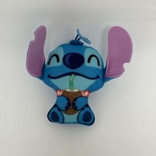 Disney Mini Sippin Stitch McDonalds Plush Toy Blue 4 In  .F