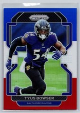 2021 Panini Prizm Red White Blue Prizm Tyus Bowser #286
