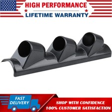 Universal 2 52mm Triple 3 Hole A-pillar Gauge Meter Pod Holder Display Racing Universal 2 52mm Triple 3 Hole A-pillar Gauge Meter Pod Holder Display Racing