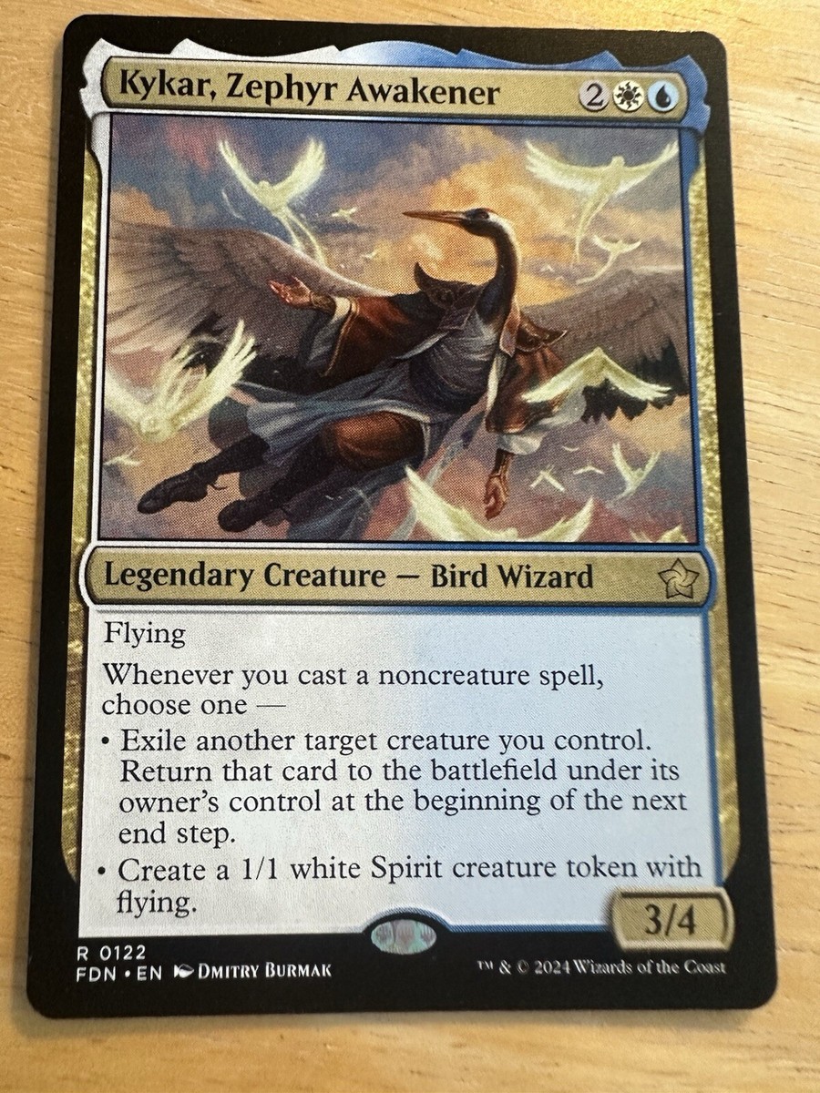 【nabe190様用】ALFA ERIDANO AKHERNAR / Myth x1 Kykar, Zephyr Awakener R MTG Foundations M/NM, English | eBay