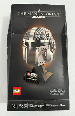 LEGO Star Wars The Mandalorian Helmet Model 75328 (Read description Below)