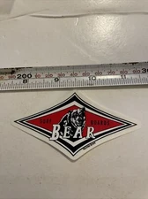 Vintage “ BEAR Surf Boards ” Valkyrie 1978” Sticker / Decal Rare Advertisement