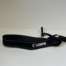 Canon EOS Digital camera neck strap - black and white - With RC-1 Remote