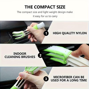 Multifunction Cleaning Brush Car Interior Brush - Car Vent Cleaner for Car De...