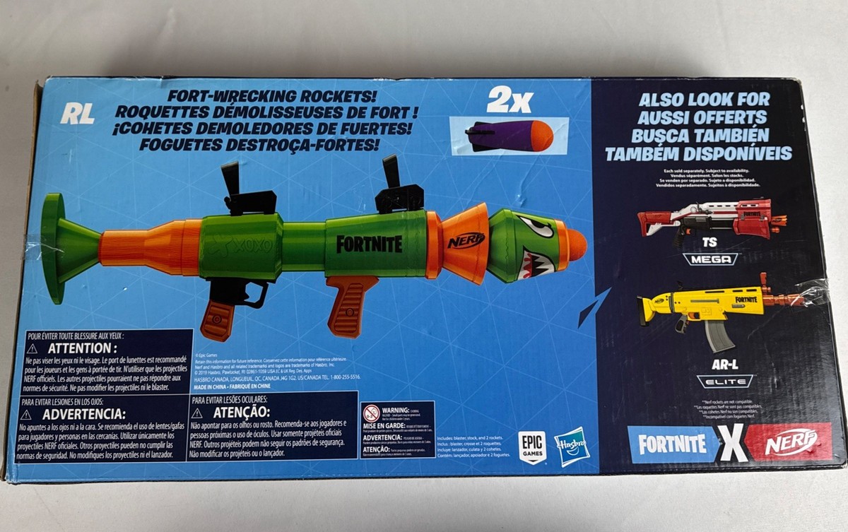 NERF Hasbro FORTNITE ハズブロージャパン ナーフ E7511 NERF E7511 Fortnite Rl Dart Blaster 630509859023| eBay