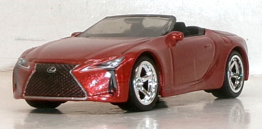 LOOSE 2025 MATCHBOX 1:64 RADIANT RED 2021 LEXUS LC 500 WHEEL SWAP