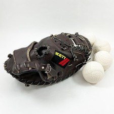 ZETT BDC-3121 Old Logo Z Softball Catcher's Mitt with bonus