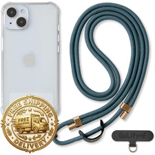 Golifyne Phone Lanyard Crossbody Anti Theft Strap with 2 Tether Tabs GLF-INRGDC