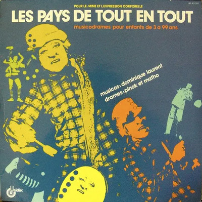 Dominique Laurent , Pinok Et Matho Les Pays De Tout En Tout +BOOKLET Vinyl LP