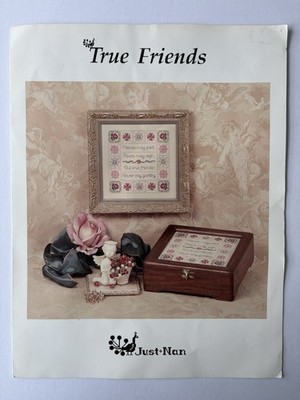 Just Nan Kreuzstich Musterkarte True Friends JN038 - vergriffen Vintage
