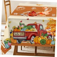 Tablecloth 60×84 Inch Decorations Gnomes Table 60" x 84" (Rectangular) Fall