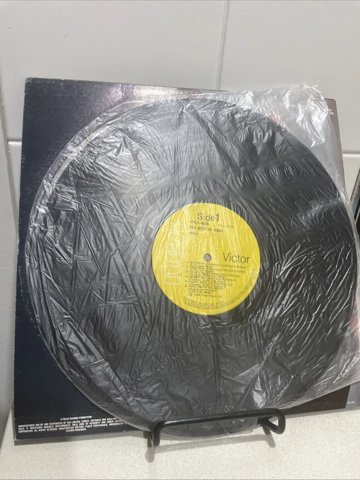 ABBA The Best of 12" 33rpm 70s LP record Mama Mia Waterloo Ring Ring SOS - Image 2 of 4