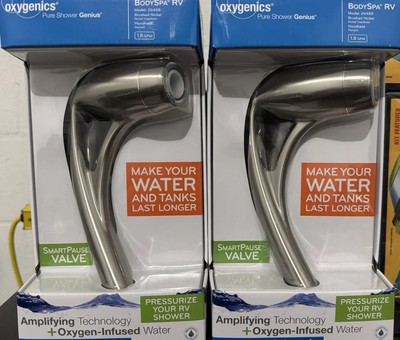 Oxygenics Pure Shower Genius BodySpa RV Showerhead 2.0 GPM Nickel 26481